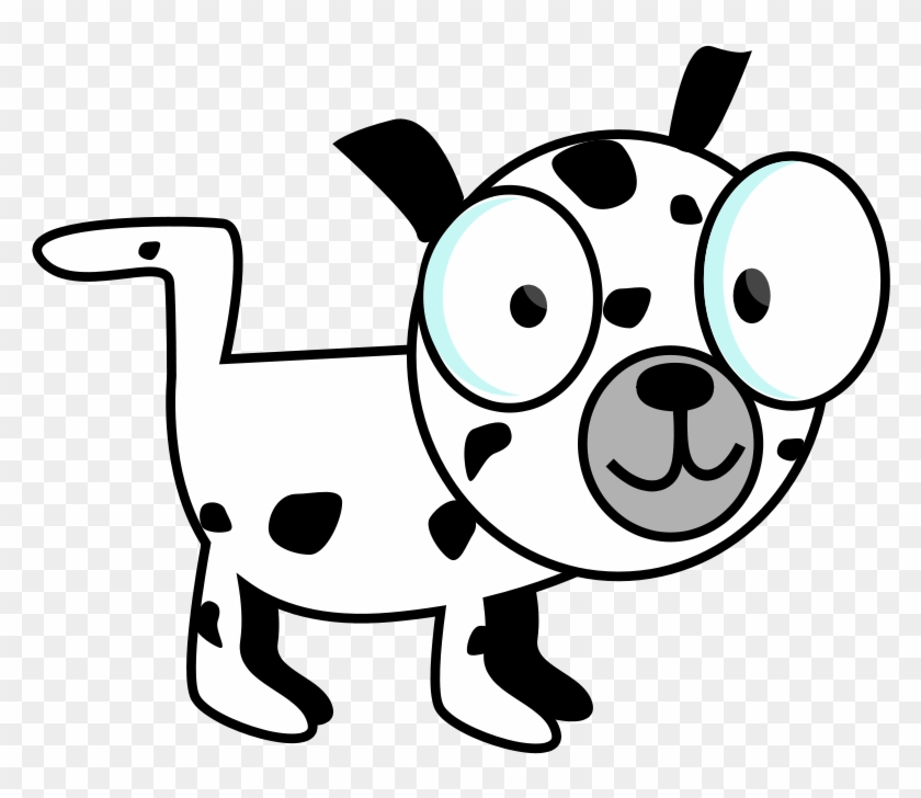 Black And White Dog Clipart - Png Download