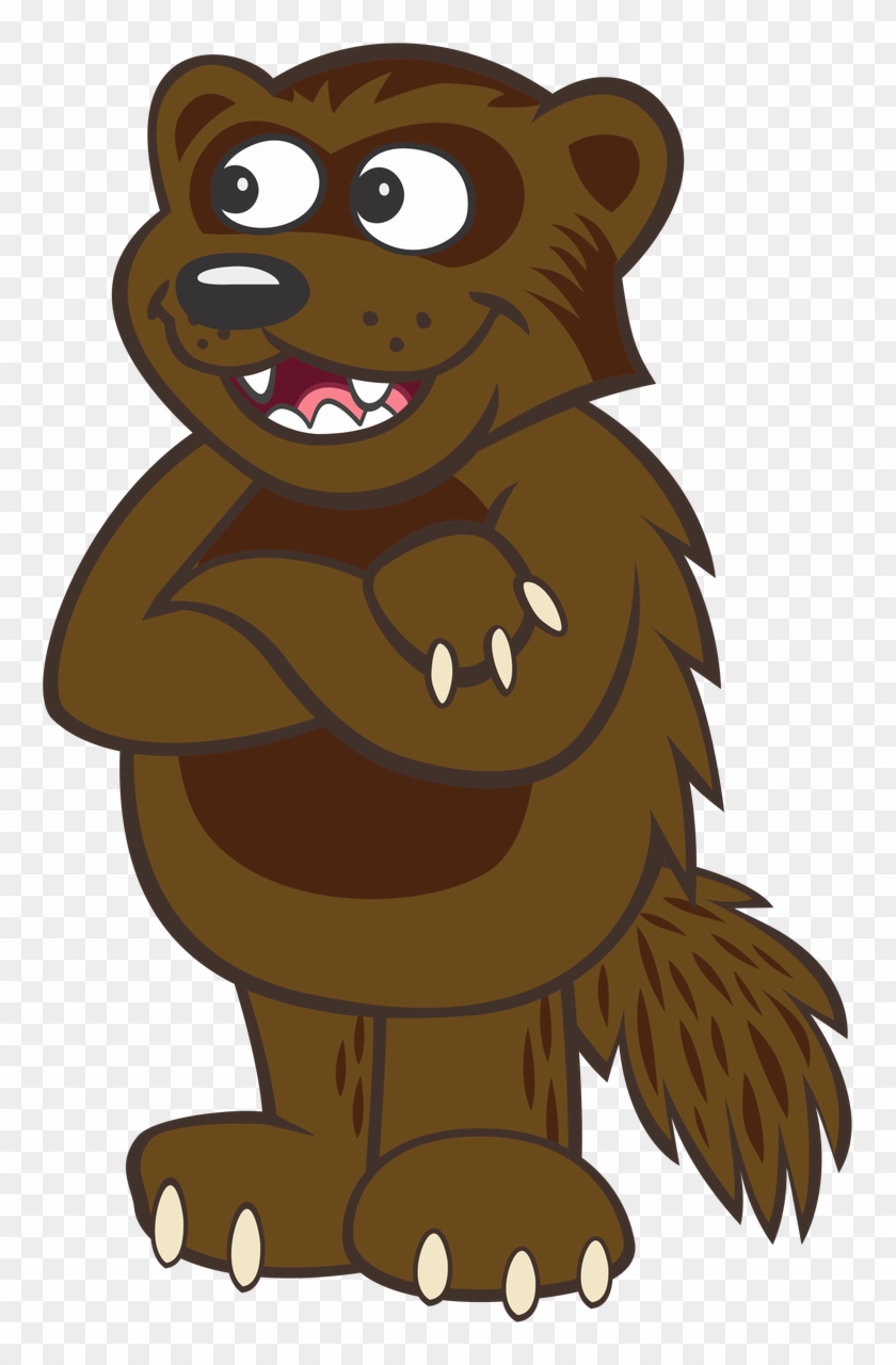 Wolverine Clipart Animal Face - Cartoon - Png Download@pikpng.com