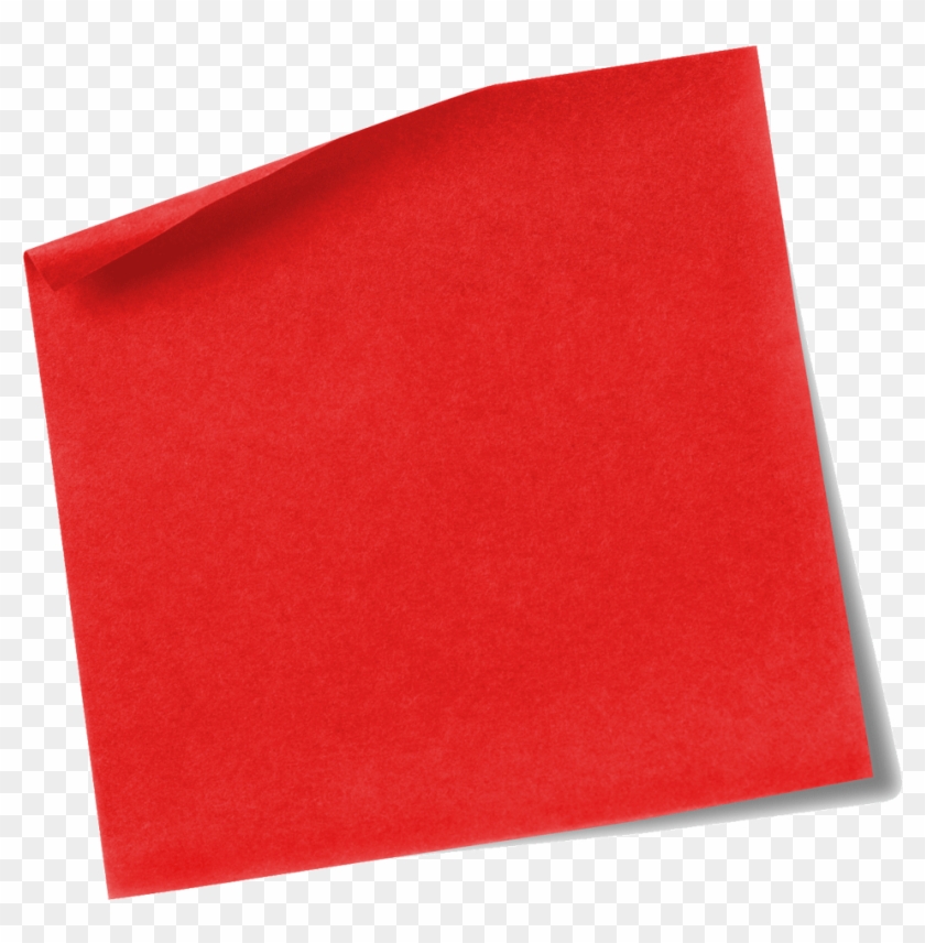 Red Post It Png Clipart #262861