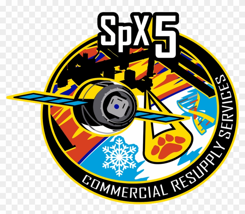 Spacex Crs 5 Patch Clipart
