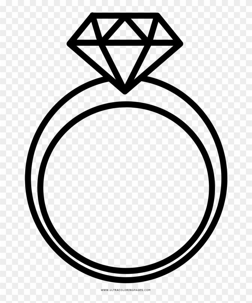 Download Clip Free Ring Drawing Diamond Engagement Transprent - Dibujos ...