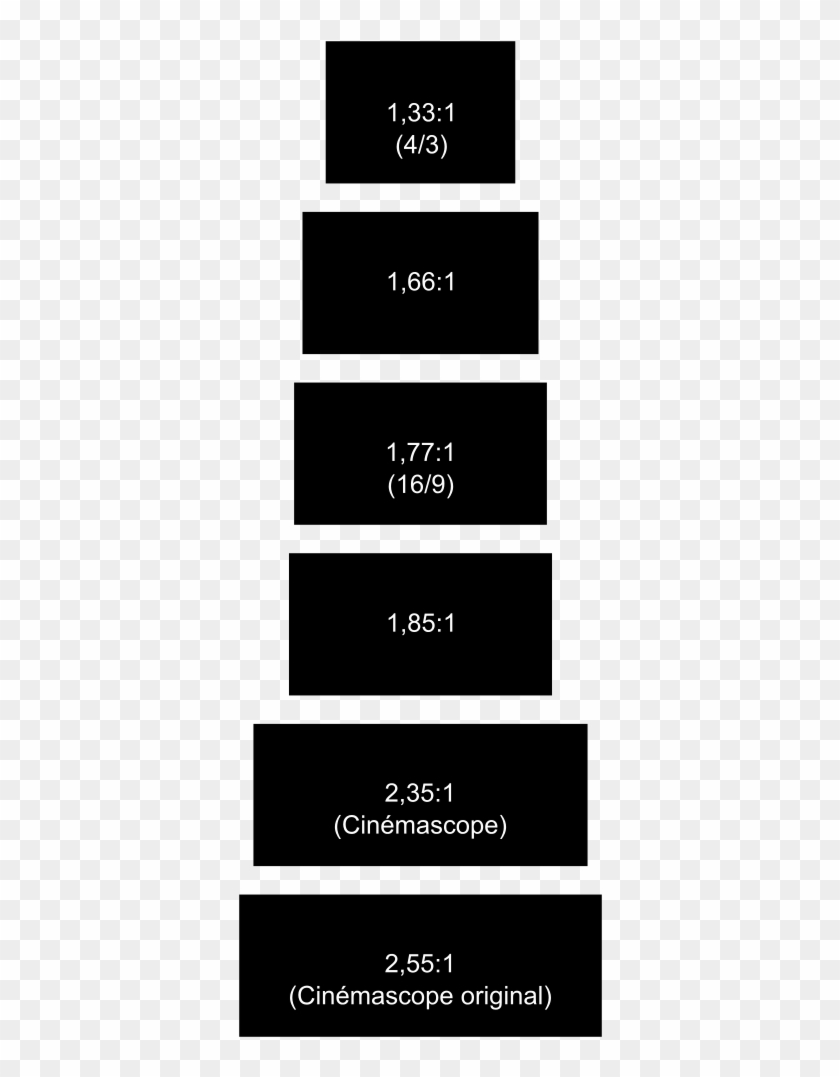 Projection Main Aspect Ratio Cinemascope 2 1 Clipart 2662642 Pikpng