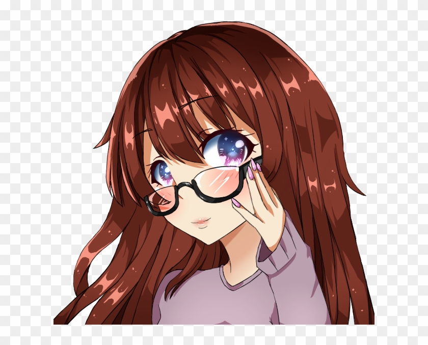 Brown Hair Anime Girl With Bangs - Anime Wallpaper HD