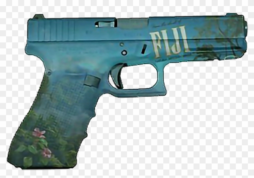 Vaporwave Aesthetic Gun Weapon Fiji Glock Transparent Clipart 2666412 Pikpng
