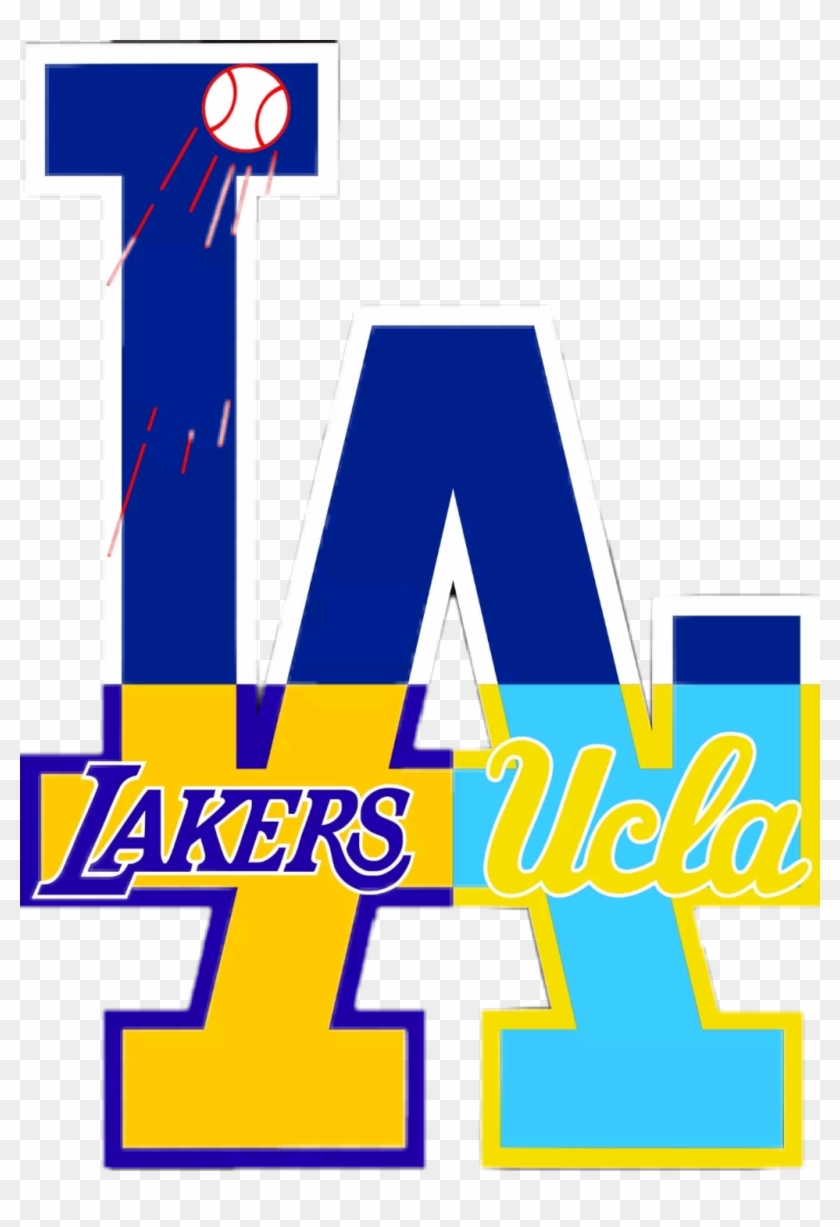 Dodgers Sticker - Lakers Dodgers Logo Clipart
