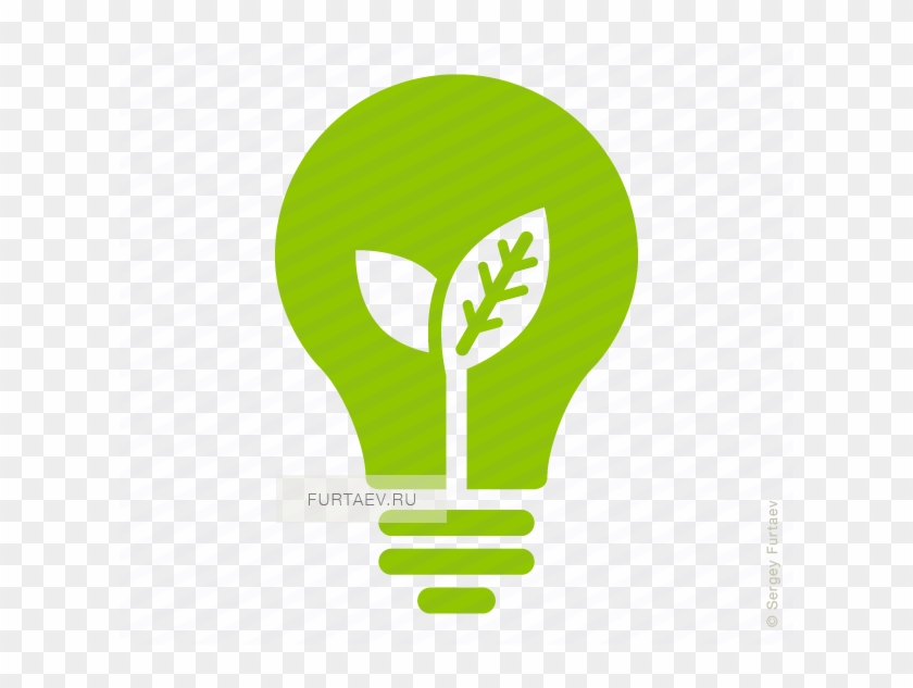 Light Bulb Icon Of Electric Lamp With Green Lightbulb Clipart Png Download Pikpng