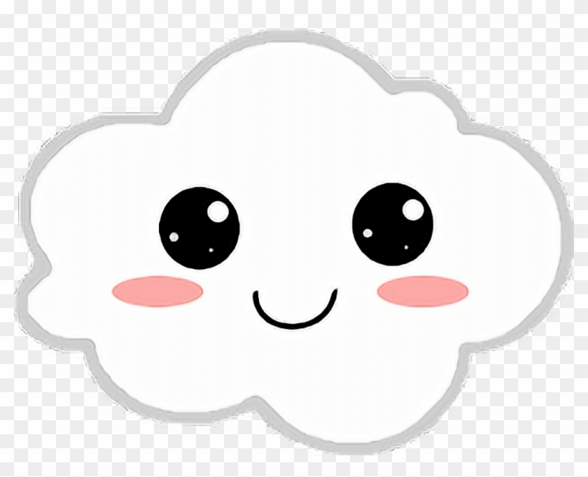 Download Cloud Sticker - Cartoon Clipart Png Download - PikPng