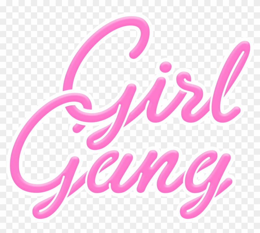 Download Girl Gang Lookbook - Calligraphy Clipart Png Download - PikPng