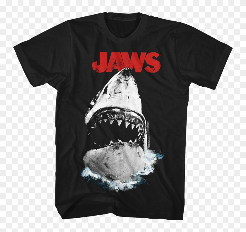 Jaws Shark Attack T-shirt - Misfits Green T Shirt Clipart (#2741507 ...