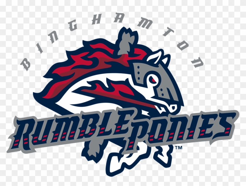 Binghamton Rumble Ponies Logo Eastern League - Binghamton Rumble Ponies ...