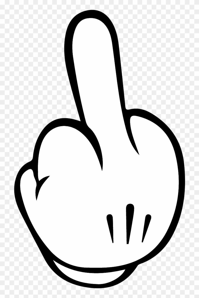 Drawing The finger Middle finger, you, white, hand, monochrome png | PNGWing