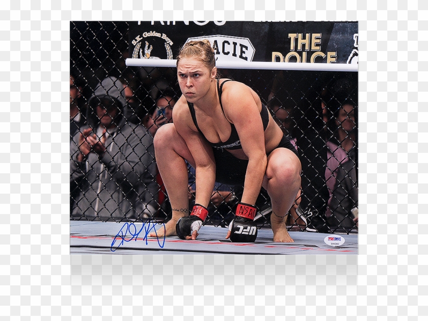 Ronda Rousey Signed Photo Rowdy Ronda Png Rousey Signed - Ronda Rousey Angry Look Clipart