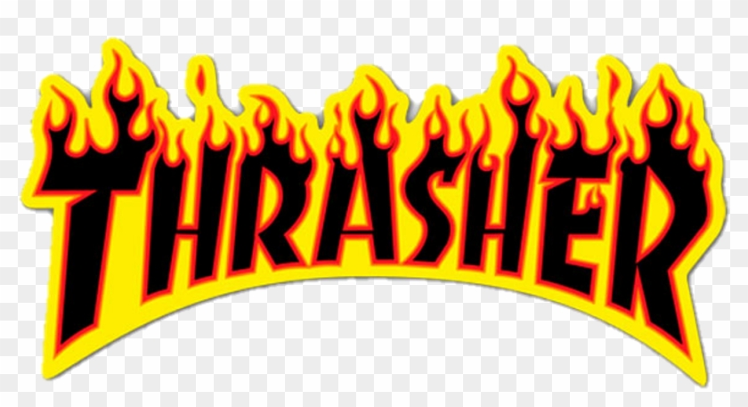 Sticker - Thrasher Magazine Fire Logo Clipart (#2785817) - PikPng