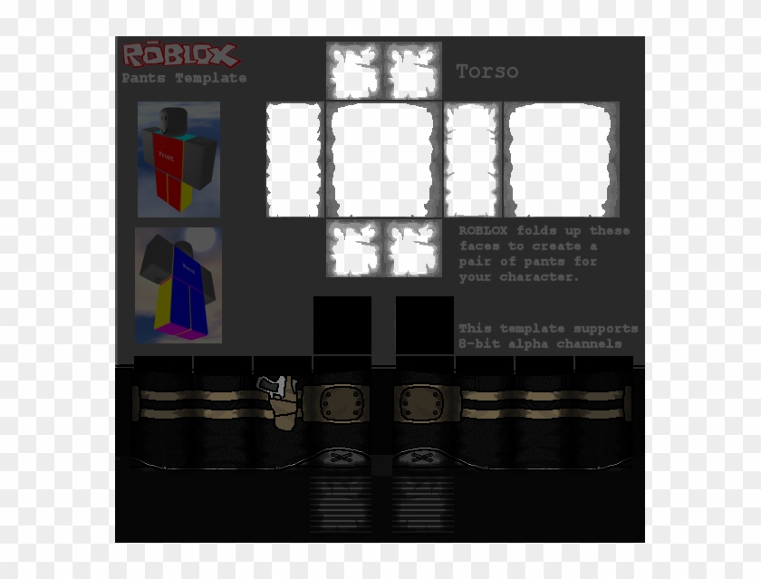 Roblox Pants Template Png Roblox Black Shirt Template Clipart 2798033 Pikpng - roblox transparent shirt and pants