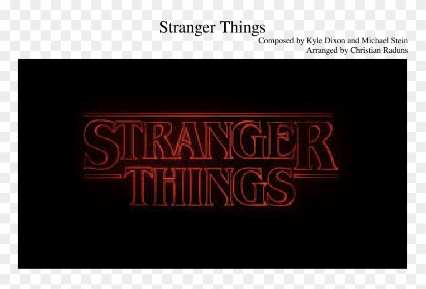 Stranger Things Main Theme - Carmine Clipart