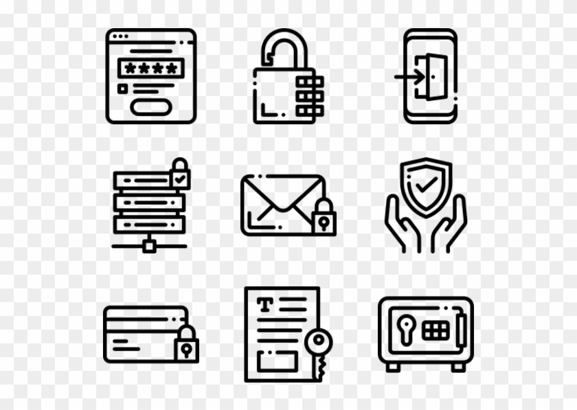 Protection And Security - Coding Language Icons Clipart