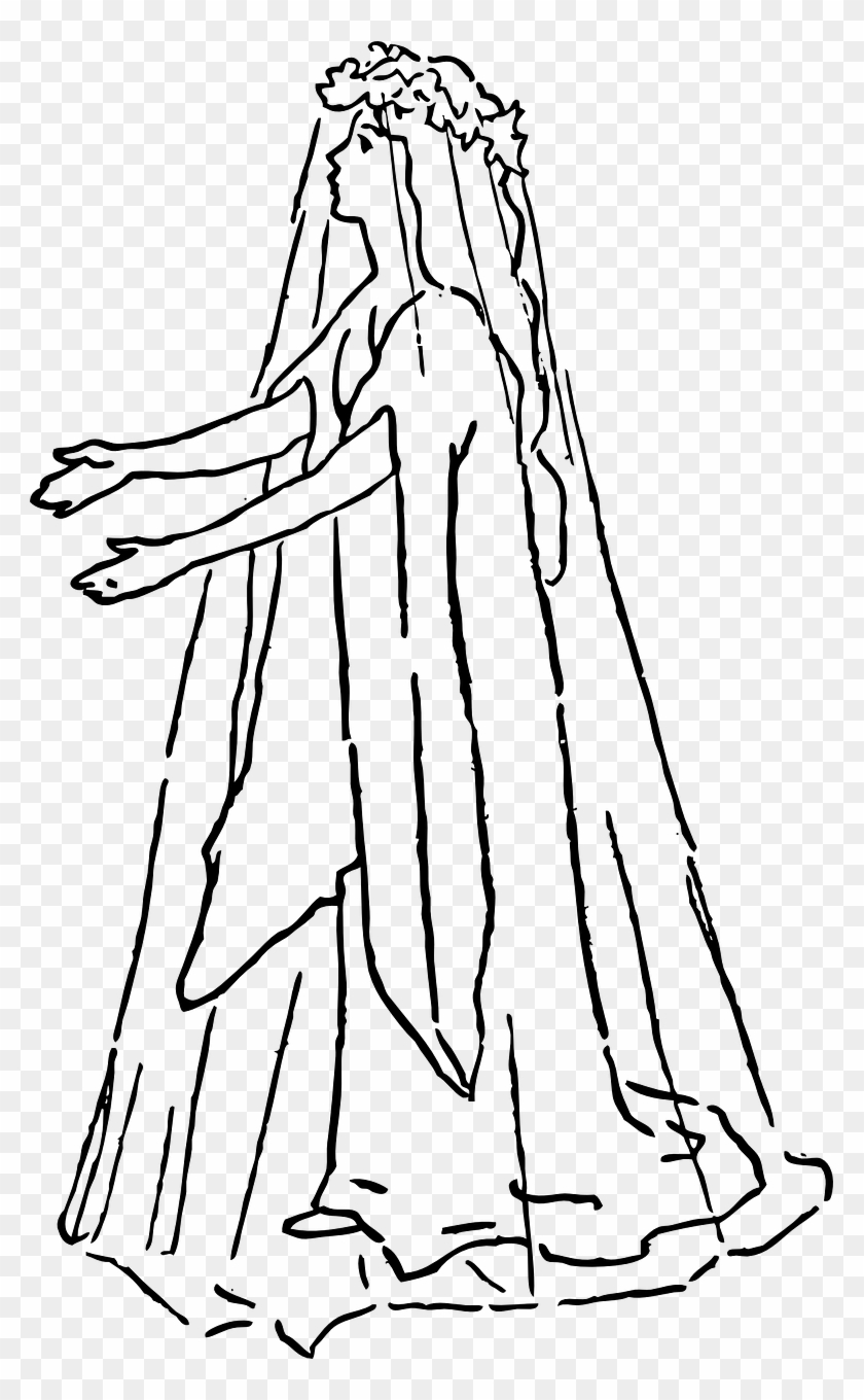 Spirit Costume Ghost Fantasy Png Image - Wedding Dress Clipart