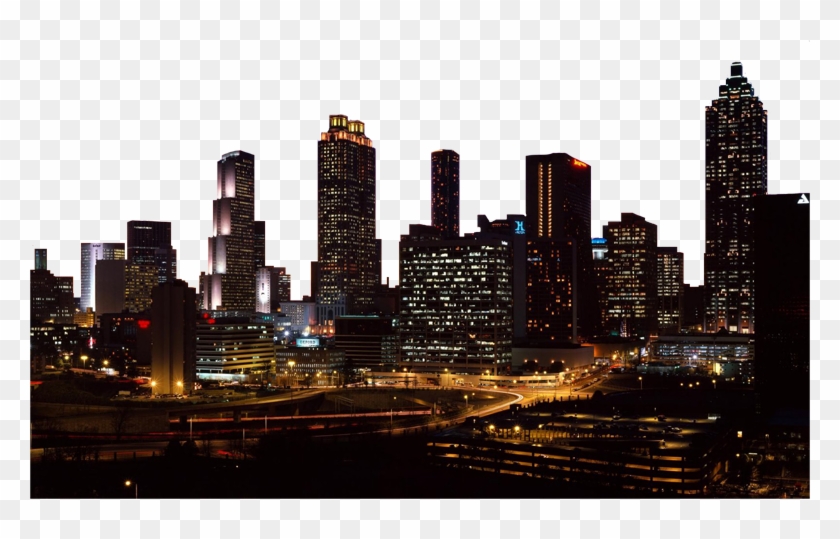 Download Atlanta Skyline - Transparent Atlanta Skyline Png Clipart Png