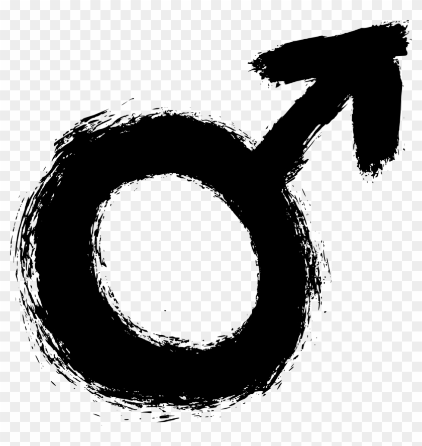 4 Grunge Gender Symbol Png Transparent Circle Clipart Pikpng