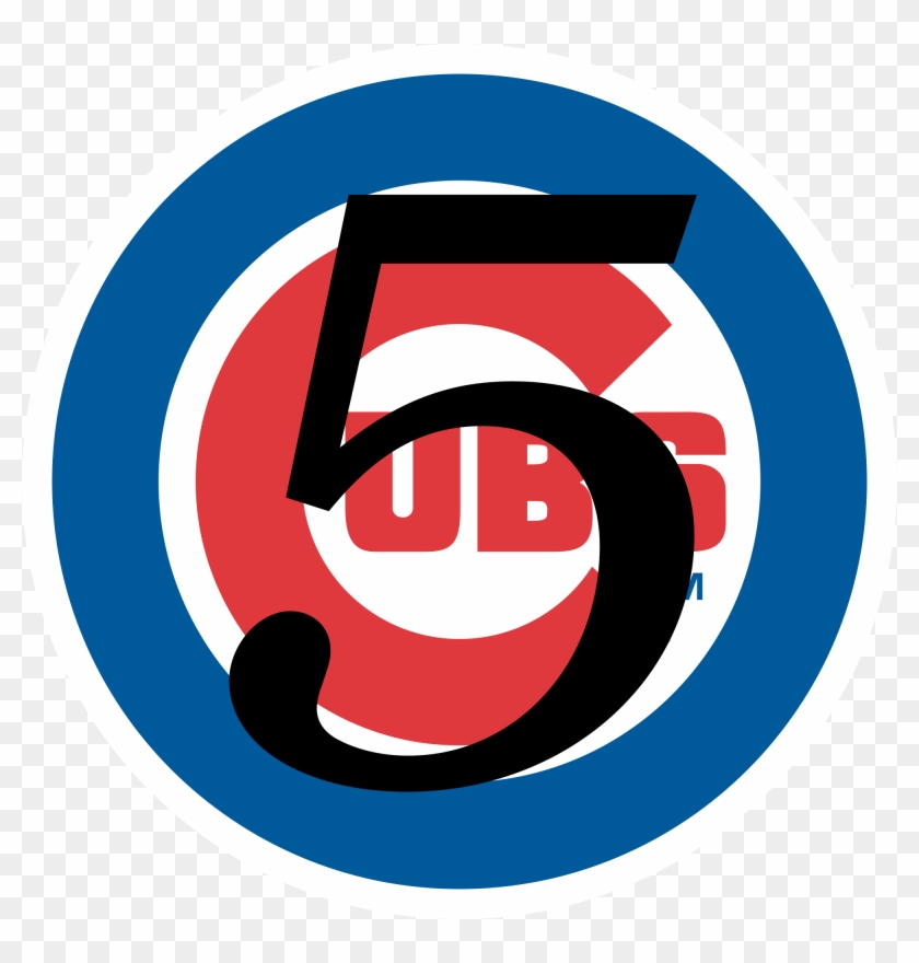 2000px-chicago Cubs Logo - Chicago Cubs Magic Number 5 Clipart #297555