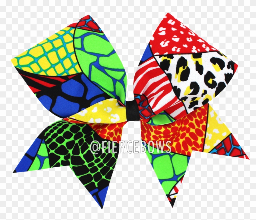 Primary Jungle Cheer Bow , Png Download Clipart