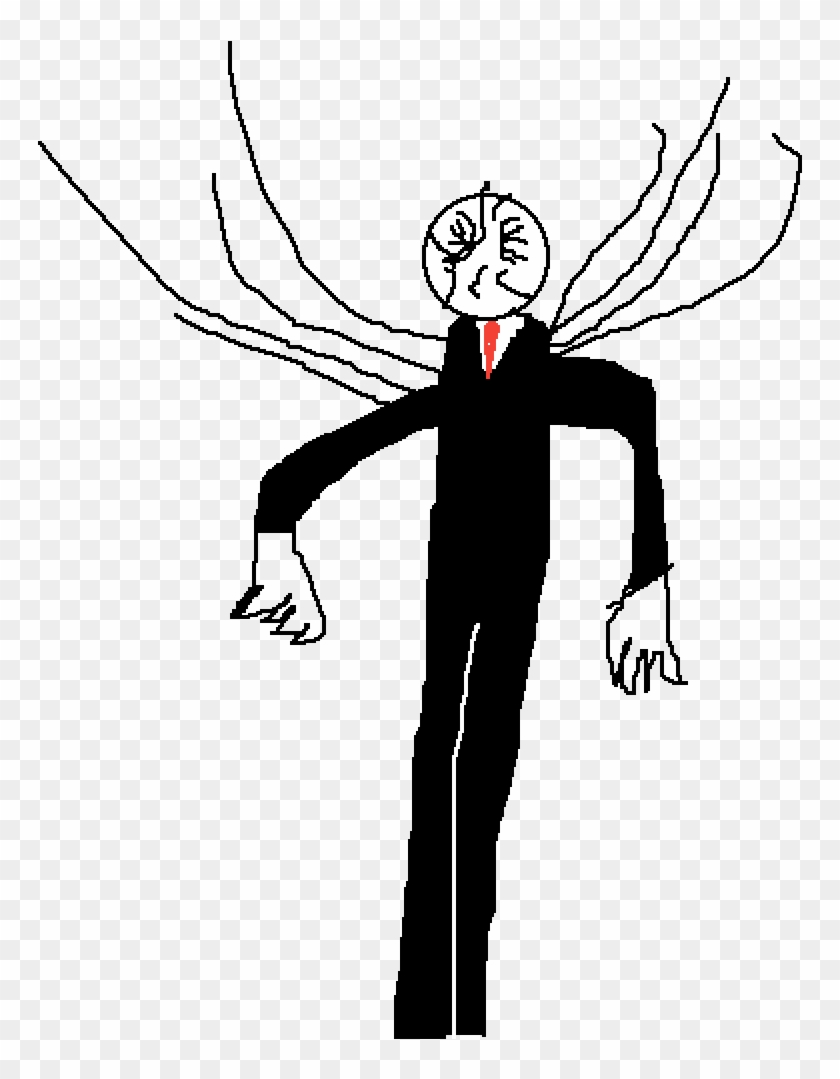 Slenderman - Illustration Clipart (#2916990) - PikPng