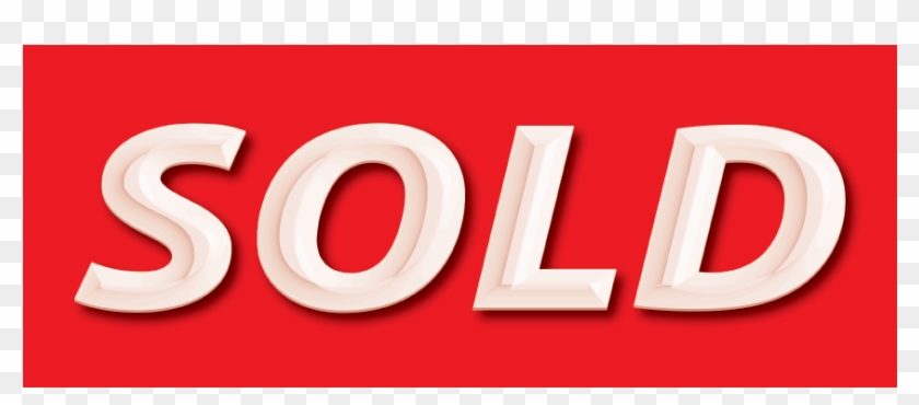 Sold Sign Transparent - Red Sold Sign Clipart #2977661