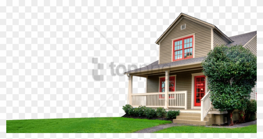 Free Png House Garden Png Image With Transparent Background - House Png Clipart