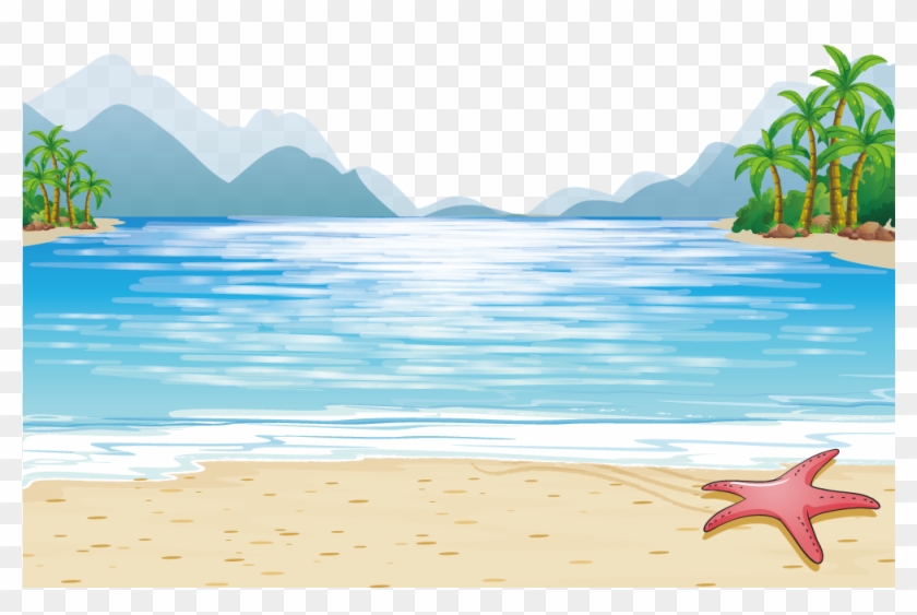 Download Download Mountains Illustration Vector Sea Child Beach ...