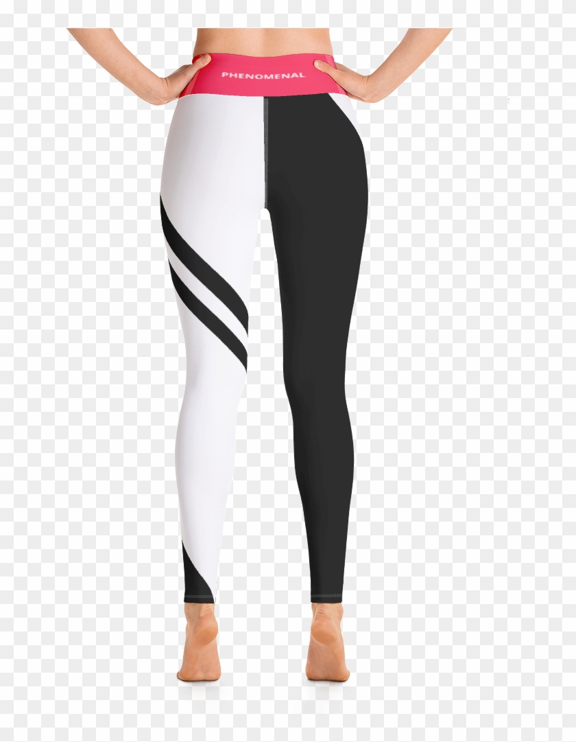 Pwm Olympic Leggings B&w Stripe Pink Waist Band - Leggings Clipart ...