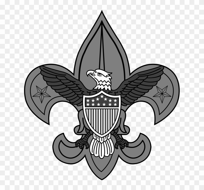 Black And White Boy Scouts Logo Clipart (#3067755) - PikPng