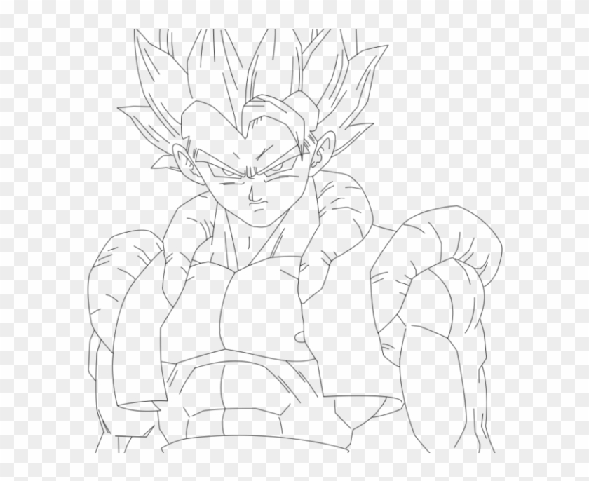 Dragon Ball Z Gogeta Coloring Pages Home Great Present Gogeta Goes Ssj3 Drawing Clipart 3073853 Pikpng