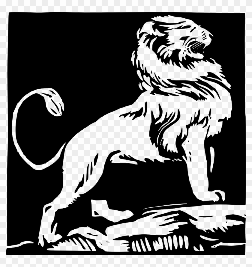 Lion Logo Png - Roaring Lion Logo Black And White Png - Free Transparent PNG  Download - PNGkey