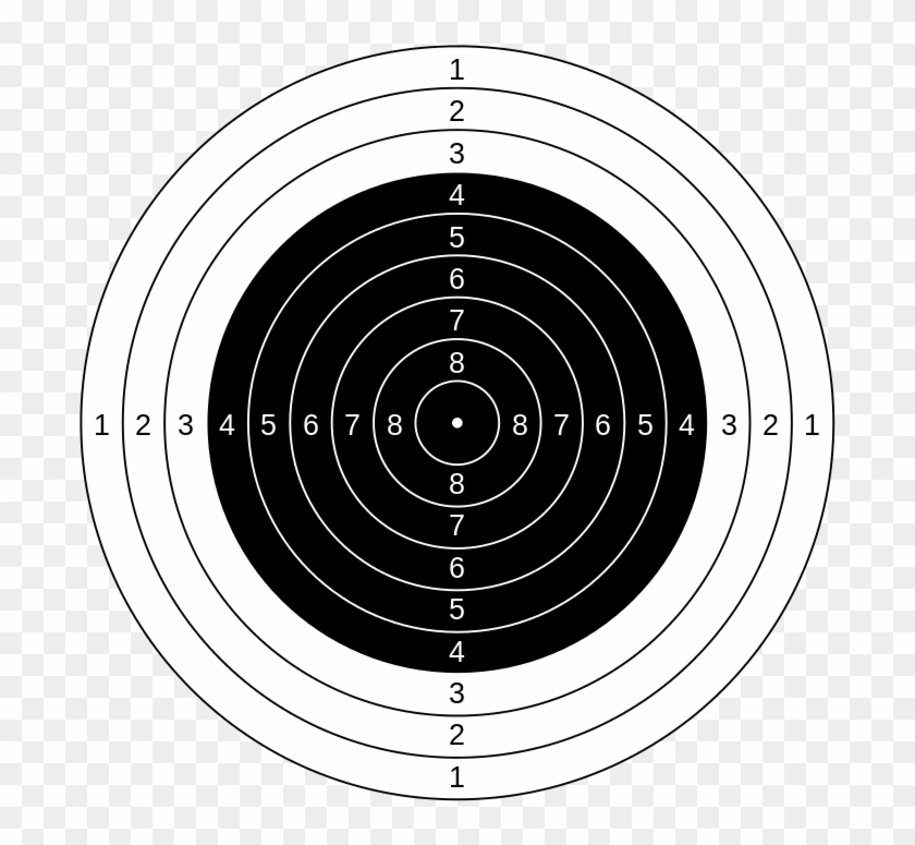 graphic transparent rifle targets printable air target dianas de tiro al blanco clipart 316355 pikpng