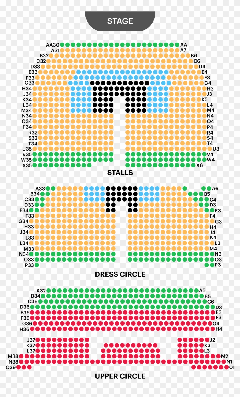 Helen Hayes Theatre Seat Map | Elcho Table