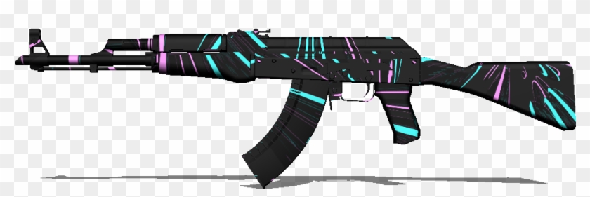 Csgo Skins Png - Ak 47 Uncharted Skin Clipart (#3170410) - PikPng