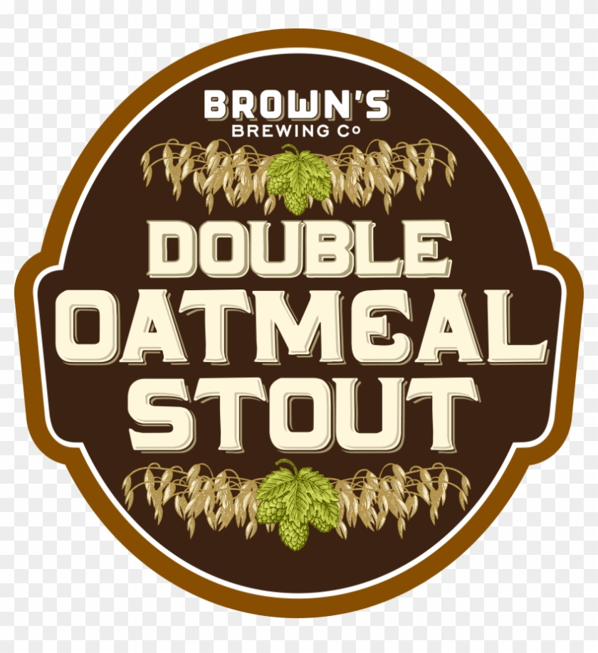 Brown's Double Oatmeal Stout - Label Clipart