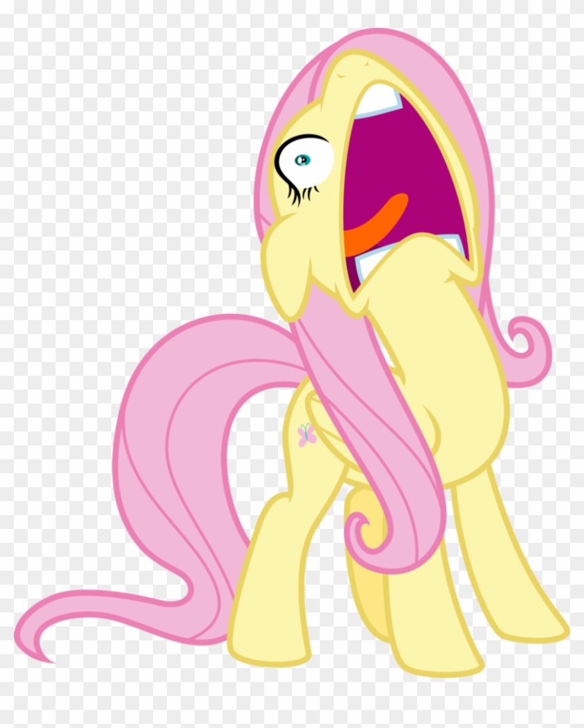The By Aethon - Mlp Fluttershy Scream Clipart