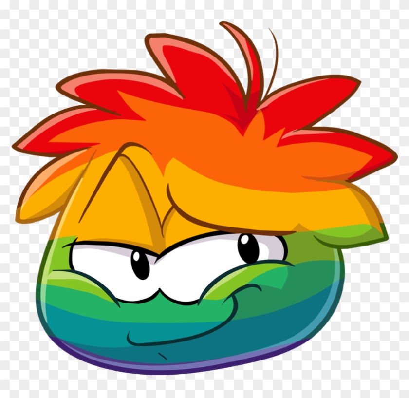 Sam 🌌 On Twitter - Rainbow Puffle Clipart