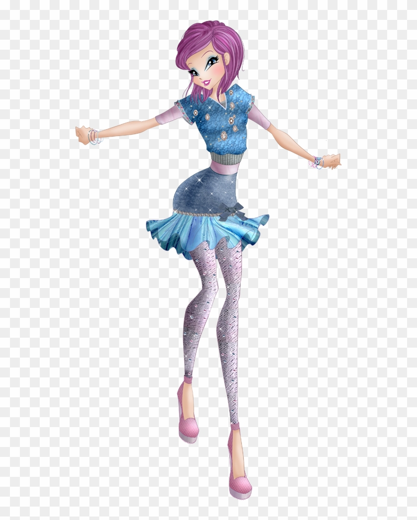 World Of Winx Fashion Png Picture Tecna - Doll Clipart