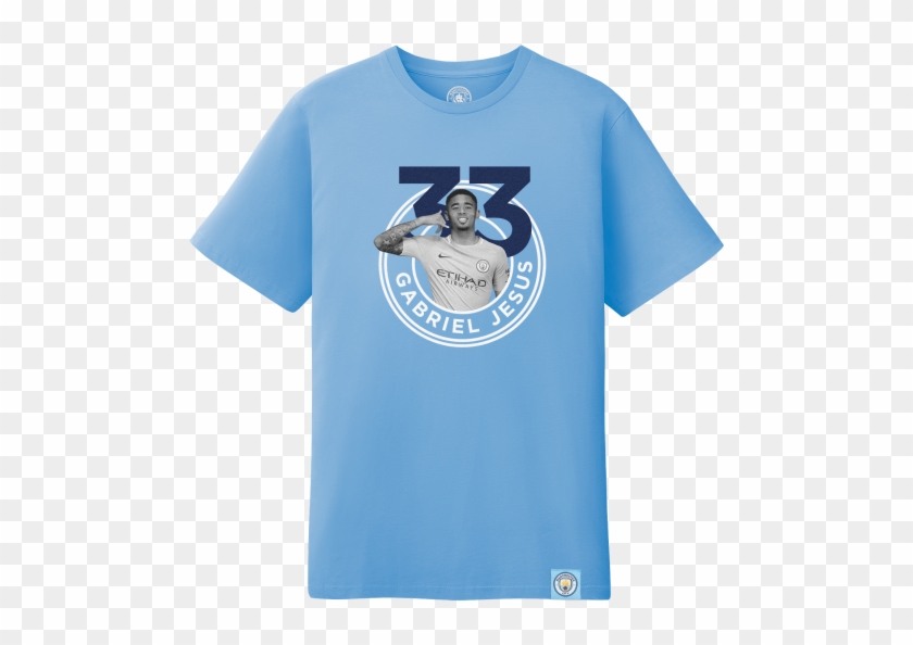 Manchester City Gabriel Jesus T-shirt - Punxsutawney Phil Clipart ...