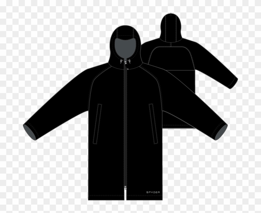 Long Rain Jacket - Wetsuit Clipart