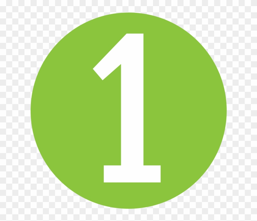 Download Number 1 Icon Green , Png Download - Number 1 Icon Green