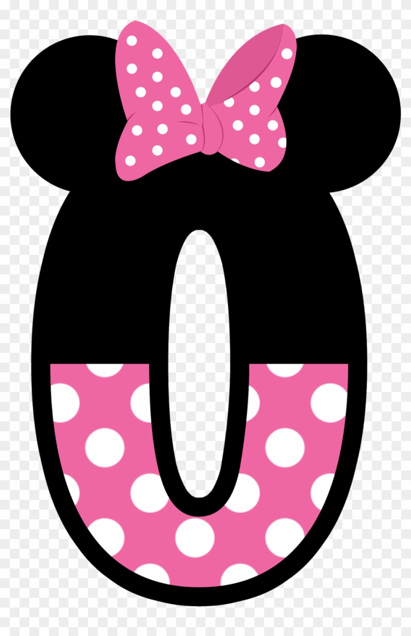 Numeros A Lo Minnie En Rosa Mickey Mouse Number 8 Clipart Pikpng