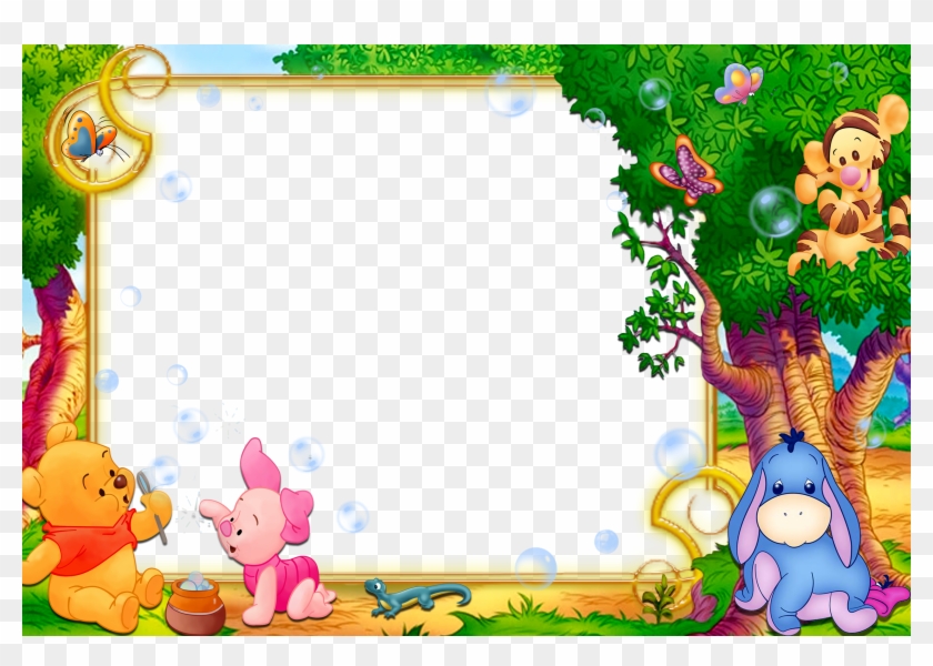 Download Kids Transparent Frame With Winnie The Pooh - Winnie The Pooh ...