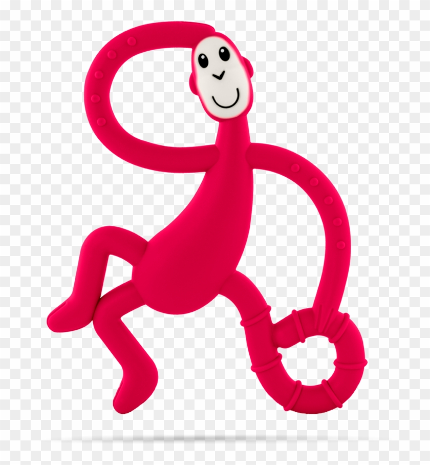 Rubine Dancing Monkey Teether - Hryzatko Opica Clipart