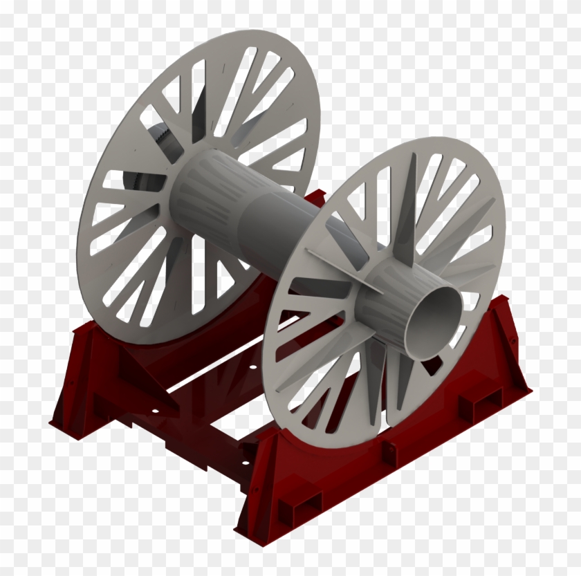 Since We Have Two Rocls Drum Frames, A Cable Can Be - Cannon Clipart