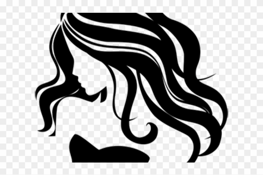 Dark Hair Clipart Cosmetology Girl Icon Transparent
