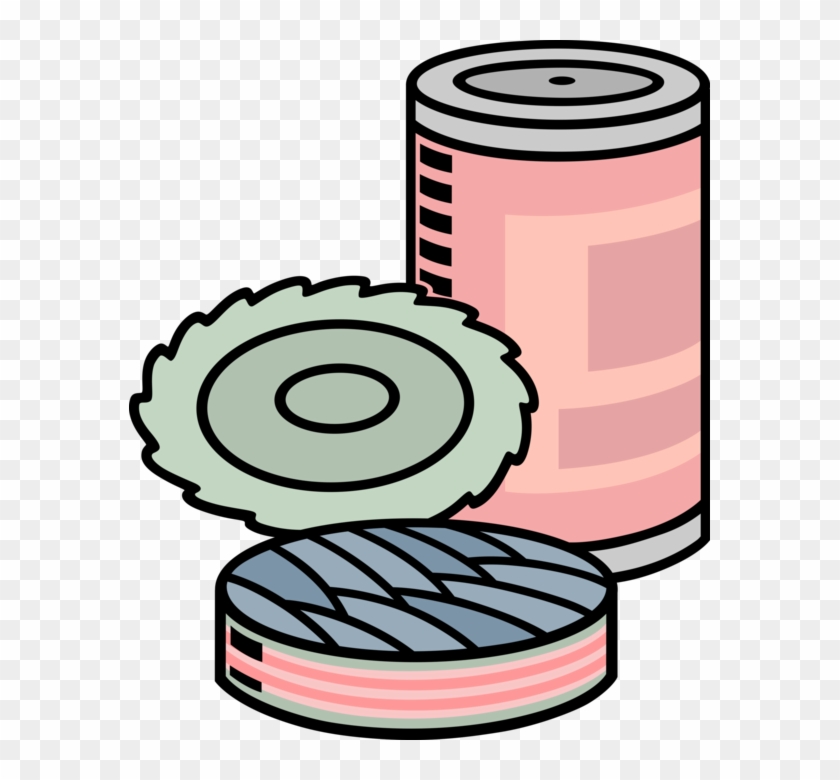 Vector Illustration Of Tin Or Can Of Sardines Nutrient-rich - Sardines Can Clipart - Png Download