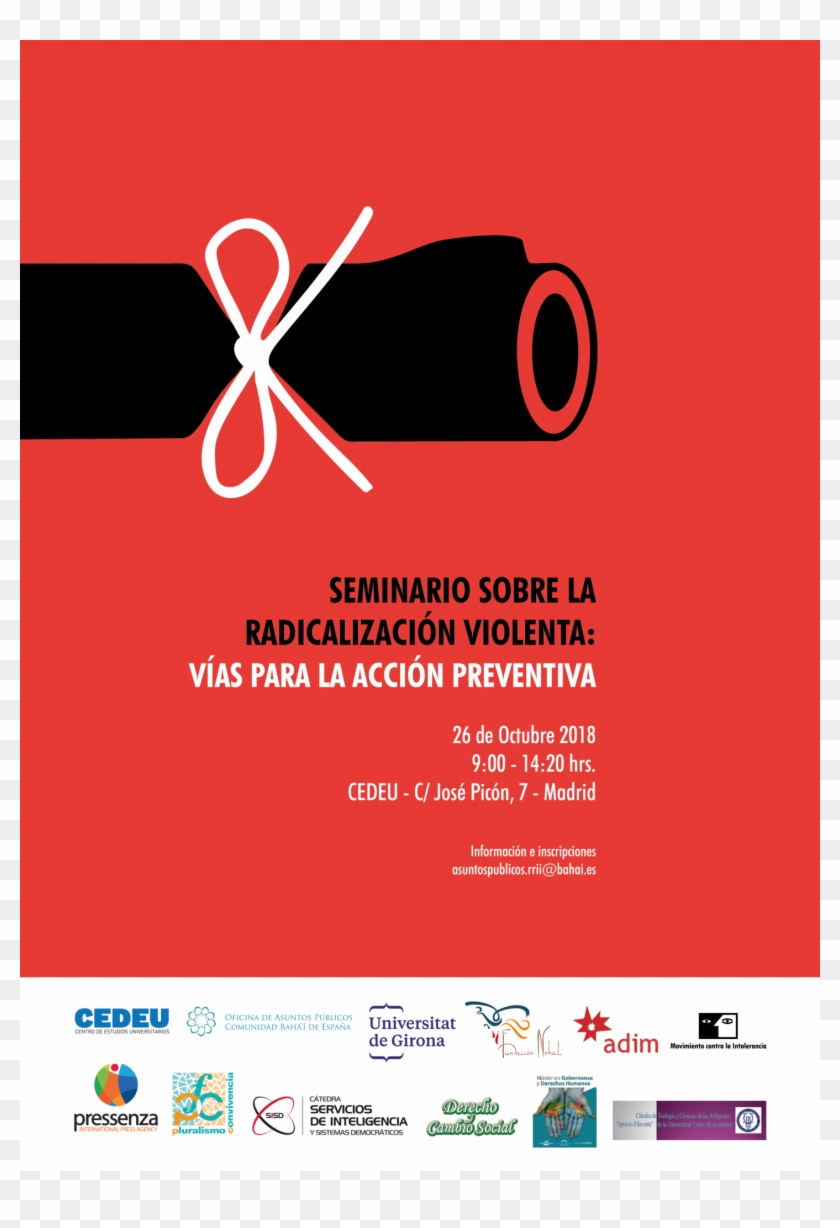 Seminario Sobre La Radicalización Violenta, Vías Para - Graphic Design Clipart